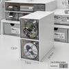 Clear Acrylic Divided Drawer Desk Organizer - 2 Pack