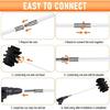 360 Degree Rotating Chimney Brush Kits with Flexible Rods for Effective Cleaning of Pipes Vents Home Professional Use