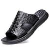 Slippers Men's Leather New Summer Casual Beach Sandals Men's Personality Wear Cool Slippers Leather Sandals