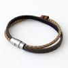 Mark-4 Layered Leather (Wood Rondelle)