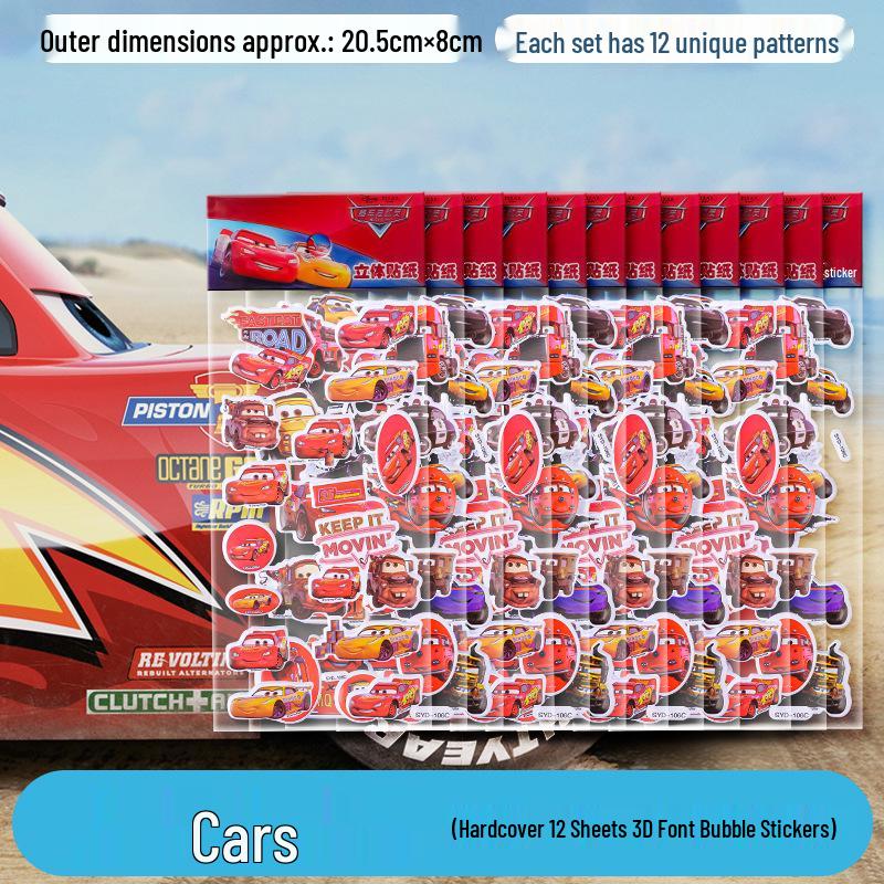 

Disney 3D Princess Bubble Stickers for Kids - Creative Three-Dimensional Reward Stickers