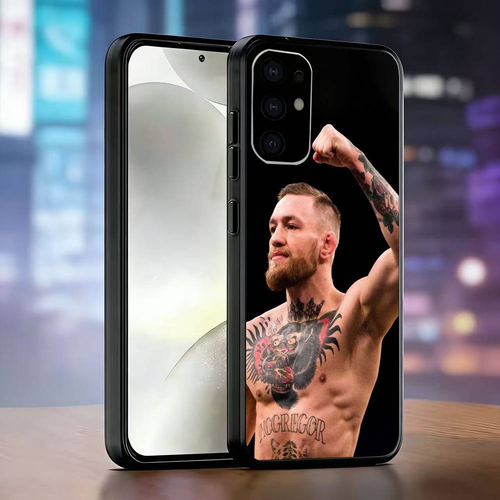 Conor McGregor Boxing Phone Case For Samsung S25,S24,S21,S22,S23,S30,Ultra,S20,Plus,Fe,Soft Silicone Black Cover
