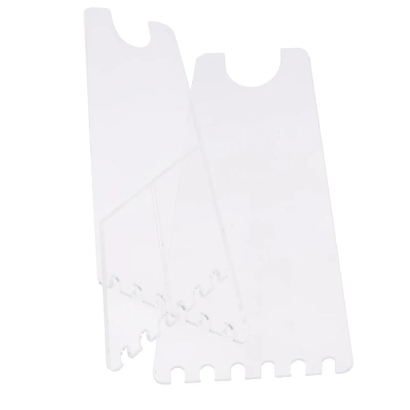 Przezroczysty Akrylowy Podpórka Rowerowa Przenośna Podpora Nogi do Roweru Górskiego Drogowego - Antypoślizgowy Stojak Rowerowy do Ekspozycji i Naprawy