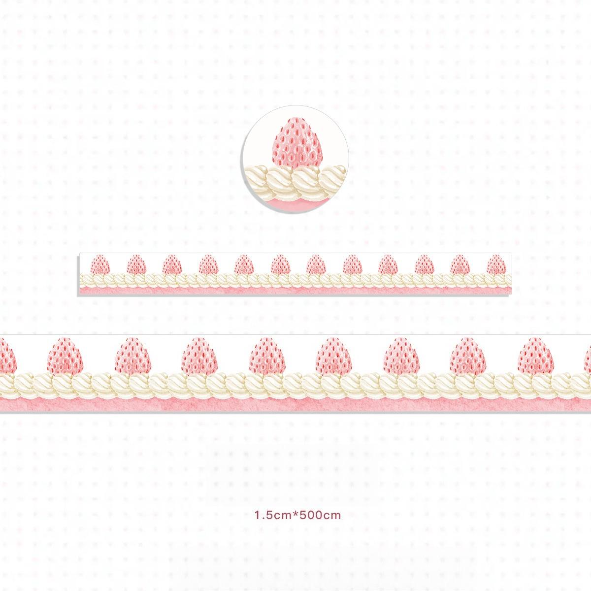 

Fashion Hot Sale New Product Fruit Cake Hand Account Note Dessert Korean Collage Non-sticky Mini M5 with Melaleuca