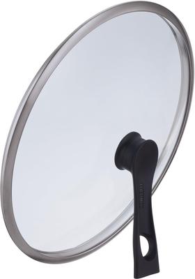 Coperchio in Vetro Tipo Stand KLH 30cm Compatibile Nero BK KLH-030