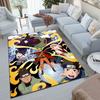 Japanese anime cartoon NARUTO's famous Uzumaki Naruto rug, soft decorative home furnishing, bedroom office chair pad, outdoor picnic carpet Y12