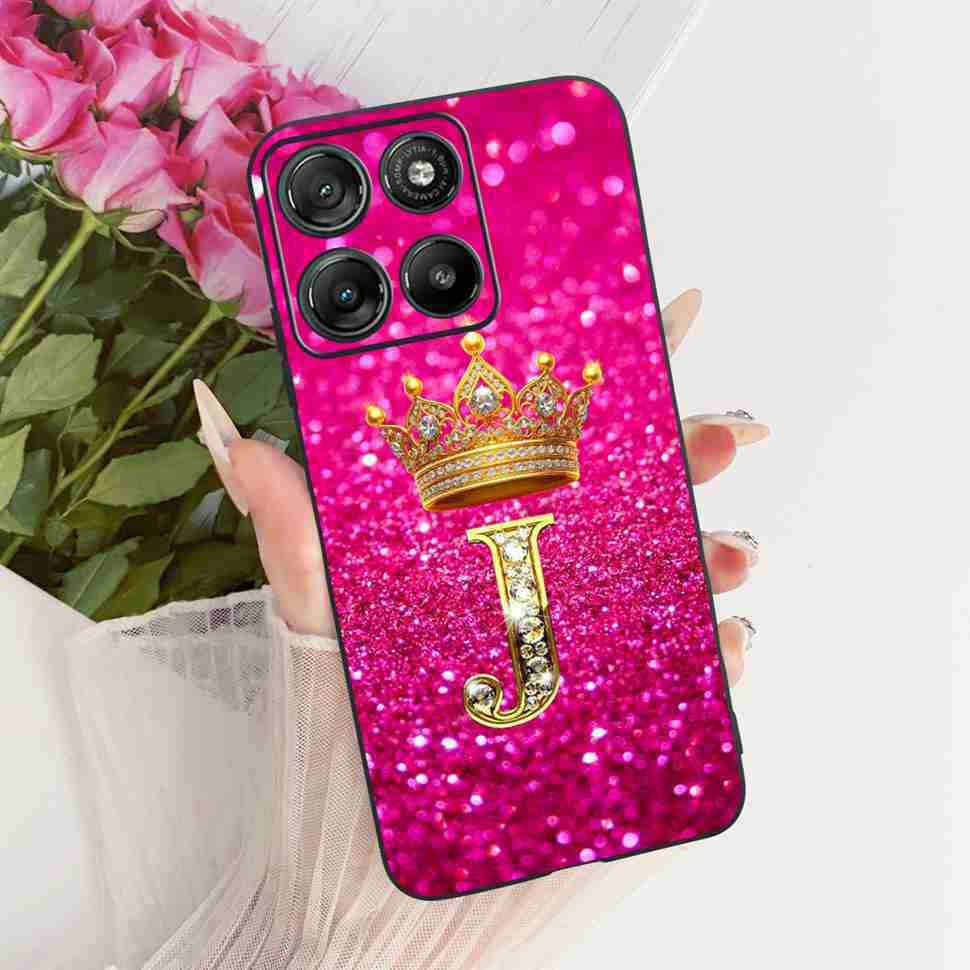 For Motorola Moto G67 Power Case Couple 26 Letters Cover Soft Silicone Phone Cases For Moto G 67 G67 Power Bumper