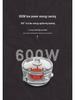 Multifunctional Electric Hot Pot: 1-2 Person Non-Stick Ceramic Glaze for Dorm Cooking and Quick Noodles.