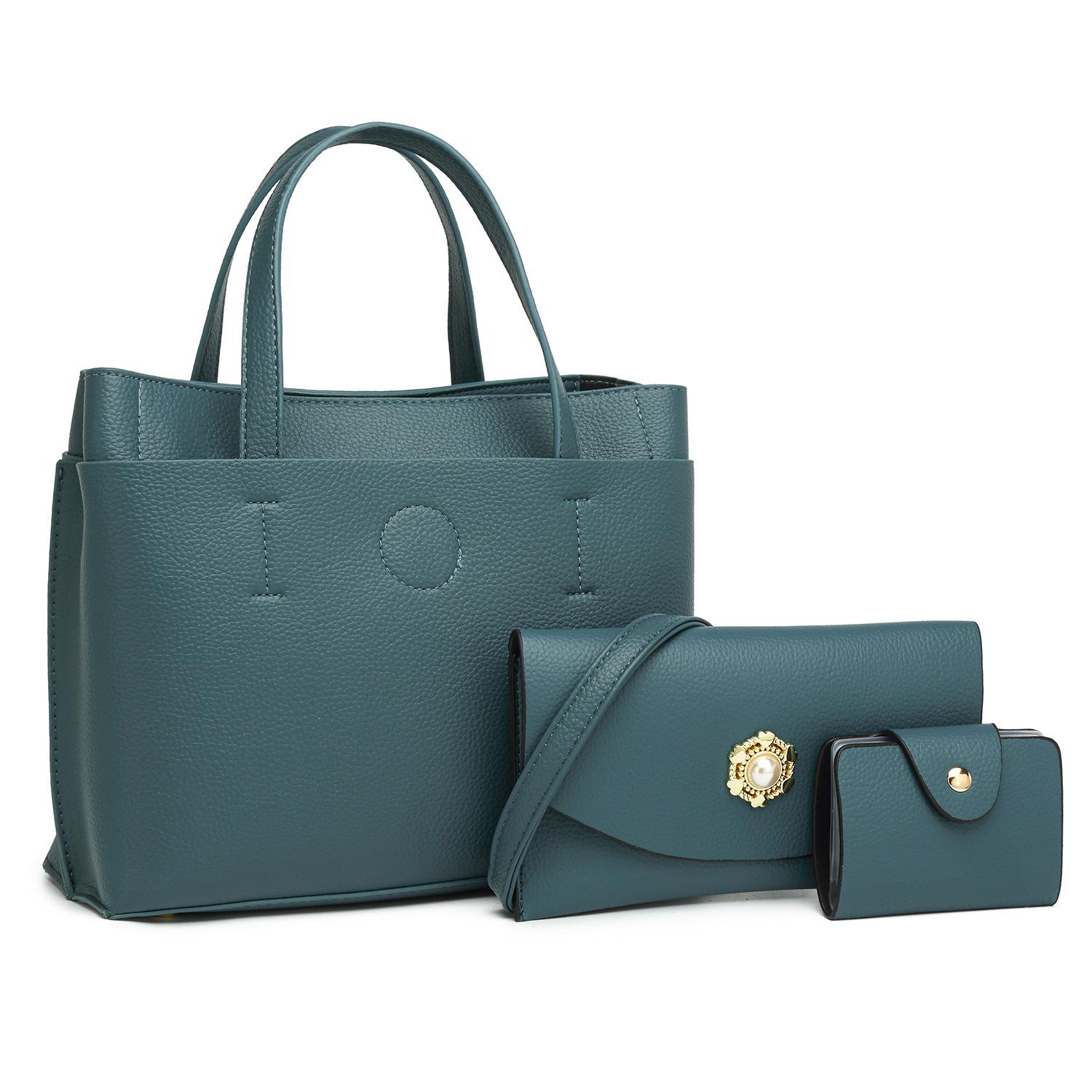 

Fashion Trend Light Luxury Women S Handheld Shoulder Tote Bag Advanced Creative зелений