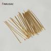 20-50mm Flat Head/Ball Head/Eye Pins Brass Metal Platinum Plated/18K Gold Plated DIY Jewelry Supplies Accessories