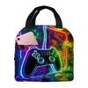 Coole GamePad Kleine Handheld-Lunchtasche für Jungen und Mädchen Beste Geschenke 2D-Cartoon Schule Thermoisolierung Picknicktasche für Kinder