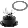 Blender Blade Replacement for Hamilton Beach, Stainless Steel Blender Accessory Blade Base with Rubber Gasket, Blender Replacement Parts Perfect