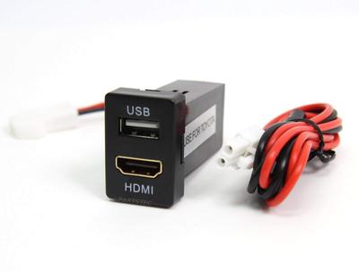 POTÊNCIA DO MOTOR 134-52 Para Toyota, Porta HDMI + USB, Painel de Furo para Interruptor, Maho, Navegação,