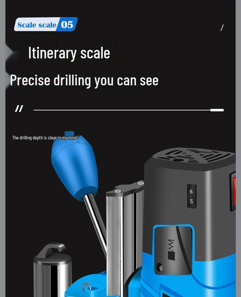 Moyi Taiwan Multi-functional High-Precision Bench Drill and Mini Lathe.