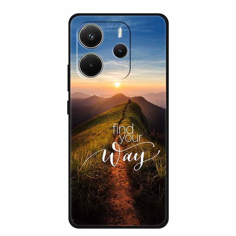 Für Xiaomi Redmi Note 14 4G Global Hülle Luxus TPU Weiches Silikon Cover Handyhüllen für 24117RN76G Schutz Neu Bumper Funda