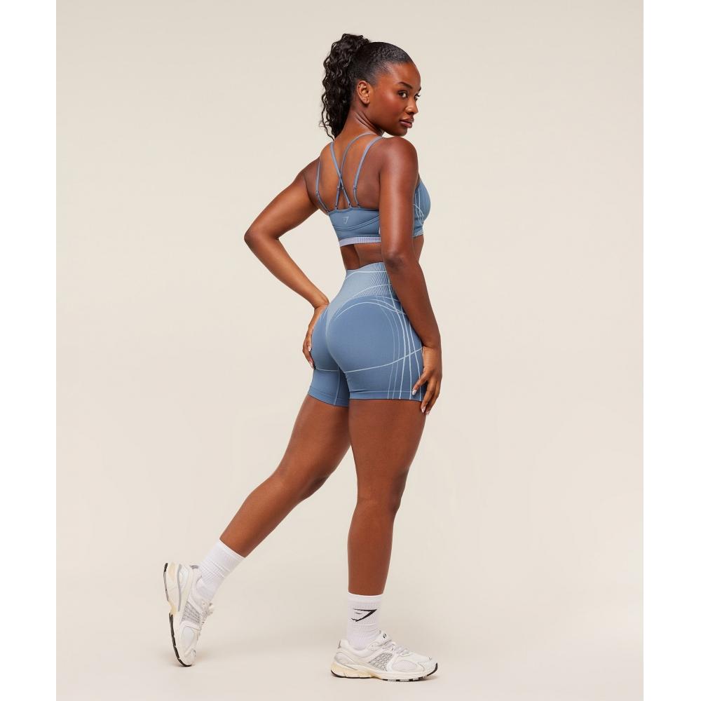 Gymshark Apex Seamless Shorts Worn Blue Gentle Blue B3b4p Uds3