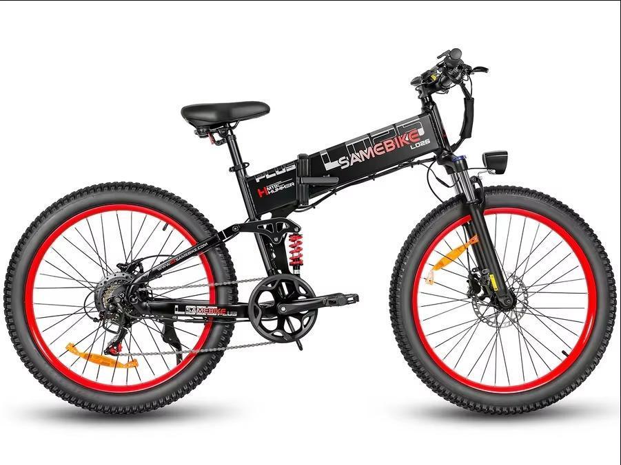 2026 populární Samebike LO26Plus 1000W elektrické skládací elektrokolo 26 palců unisex horské kolo s odnímatelnou baterií 48V 15Ah.