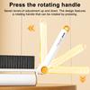 Lint Brush Soft-Bristled Cleaning Brush with Tear-Off Adhesive Roller Ergonomic Handle Clothing Bedding Pets Lint Cleaner