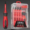 10pcs 18in1 Double-ended Screwdriver Non-Slip Handle Screwdriver Kit Screwdriver Set  Repair Tools