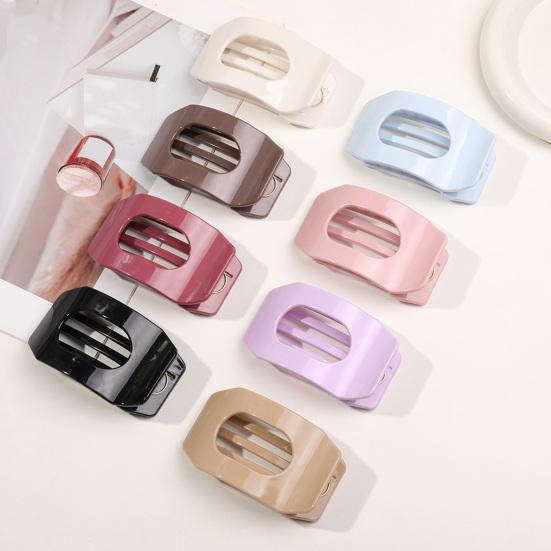 Damen Haarspange, Leichtes Öffnen und Schließen Hinterkopf Haarclip, Rutschfestes Bequemes Haaraccessoire für Mittellanges und Langes Haar