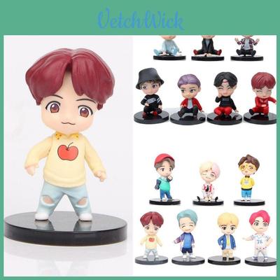 Bts Tinytan 7delige set Figuur Dynamite Bangton Boys Groepen Mini Figuur Army Cadeau