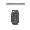Zinc Alloy Leather Car Key Case Cover Shell for Renault Kadjar Captur Megane Sandero Stepway Logan Clio 5 Arkana 2020 2021 Parts