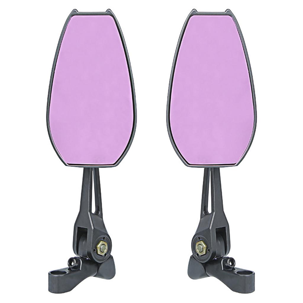 Versatile Motorcycle Scooters Side Mirrors Anti Glares Glass Easy Install Handlebar Mirror Rearview Glass for Night Ridi