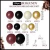 154pcs Burgundy balloon garland arch kit, suitable for birthday, graduation, wedding anniversary Valentine's Day decoration
