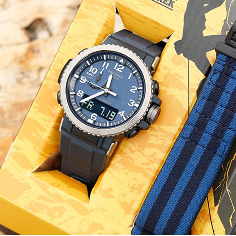Casio Men PRO TREK Blue Watch PRW-50YFE-2APR PRW-50YFE-2APR