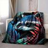 1PC Raccoon Print Blanket - Soft Warm All-Season Throw for Sofa, Bed, Car, Office, Throw For Sofa yy250916126