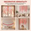 Romantic Love Flower Hanging Curtain Decorations Wedding Love Pulling  Bridal Shower