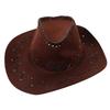 Leisure Cowboy Hat for Girls Travel and Camping Hat with Wide Brim 1Set