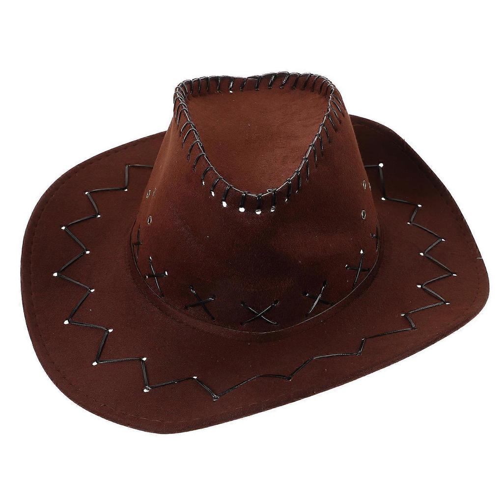 Leisure Cowboy Hat for Girls Travel and Camping Hat with Wide Brim 1Set
