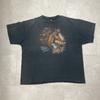 Vintage lata 90 koń amerykański western zwierzę natura wyblakły pudełkowaty t-shirt xxl Unisex Koszulka