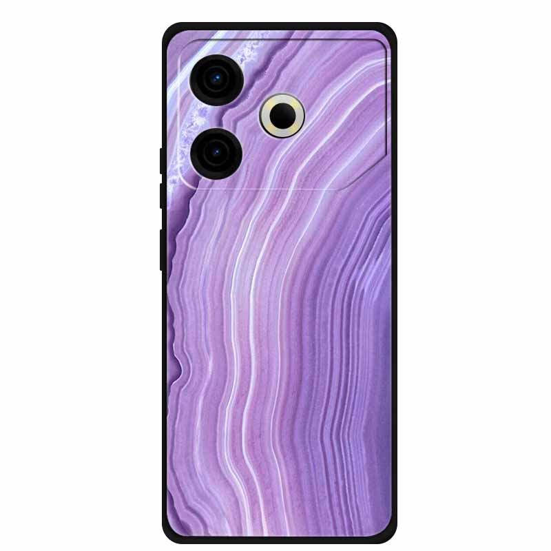 Phone Case For Tecno Pova6 Neo TPU Back Coque for Pova 6 Neo Marble Colour Soft Cover Protective Funda Luxury Silicone Shell