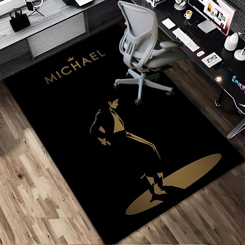 Tappeto Antiscivolo per Soggiorno Michael Jackson Tappeto Morbido per Camera da Letto Sala Giochi Stanza dei Bambini Divano Ufficio Decorazione Casa Zerbino