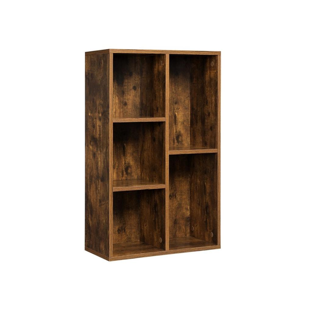 Bookcase, Wooden bookcase for children with 5 przeg
