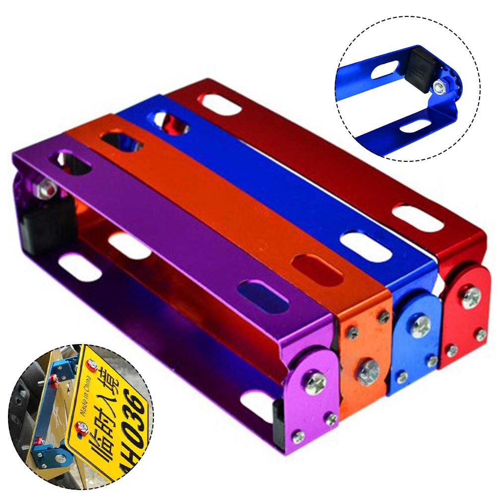 High Quality New Practical Bracket License Plate 1pcs Adjustable Holder Hot Sale Motorcycle Movable 18.2x 5.2 X 2.5cm