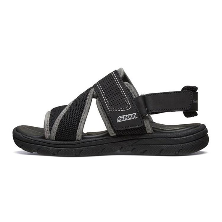 (GS) Skechers Supreme Sandals Black Kids 92222L-BKGY EU 27.5