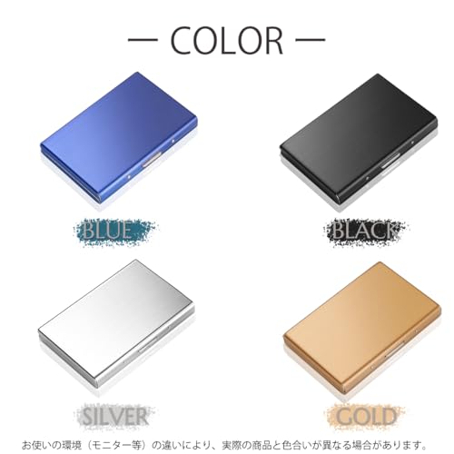 IK-FACTORY Card Case Slim Large Capacity Mens Accordion Skimming Prevention Wallet Metal ID Lightweight (Gold 10 Pieces)