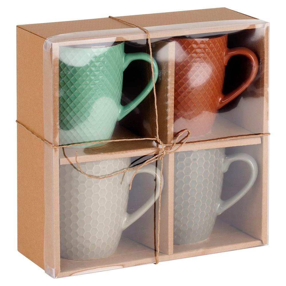 4x Πολύχρωμες Κούπες για Καφέ, Τσάι, Βότανα Σετ Κούπας Κούπα Δώρου