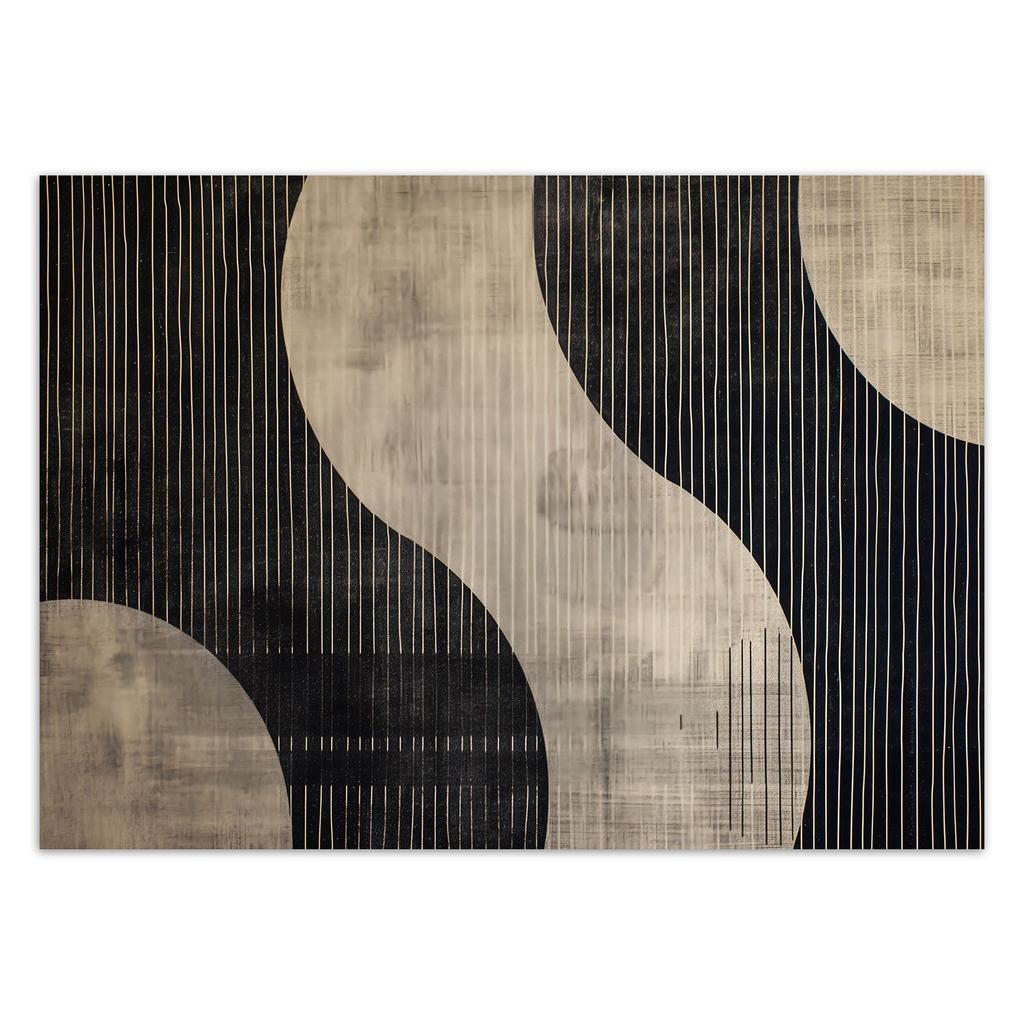 Tapete Retro abstrakte Formen