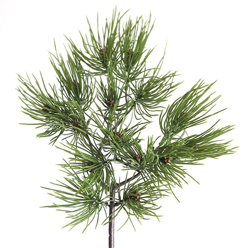 Ramură Artificială de Pin cu Frunze de Arțar și Accente de Chiparos