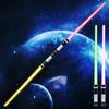 2Pcs 2 In 1 7 Colors Changing Light Up Sword Expandable Light Sword with Sound Cosplay Toy Kids
