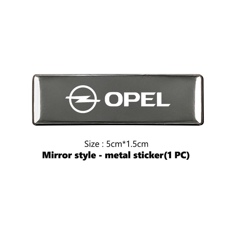Car Trunk Sticker Emblem Aluminum Alloy Exterior Sticker Decoration Accessories For Opel ADAM ASTRA J K CORSA E INSIGNIA MOKKA
