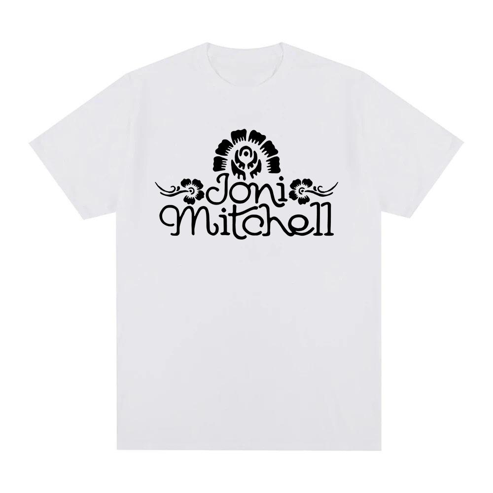 T-shirt Joni Mitchell Estate Girocollo Manica Corta Abbigliamento Cotone Donna T-shirt Casual Stampa Grafica Top