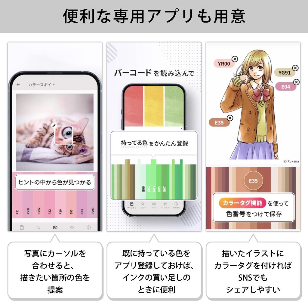 Too Copic Ciao Start Made in Multicolor Illustration Markers 36-Color Set, Japan,