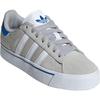 Adidas Campus Vulc J Grey White Blue Kids Sneakers Grey-Two Cloud-White IH8039