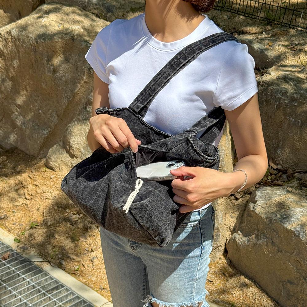 Olivia Pop OP_M2407 Daily Casual Denim Shoulder Bag