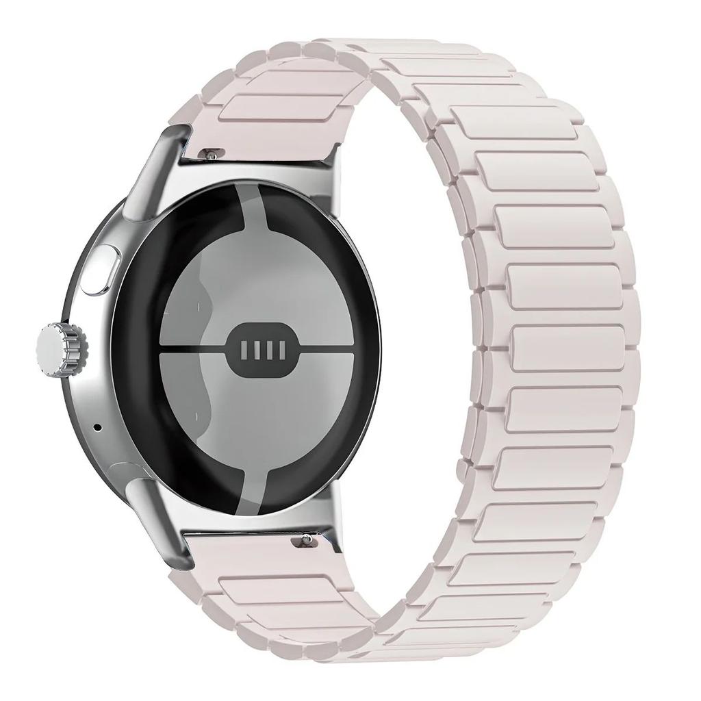 Für Google Pixel Watch 3 2 1 45mm 41mm Magnetisches Silikon-Ersatzarmband für Google Pixel Watch 3 2 1 Sport-Armband